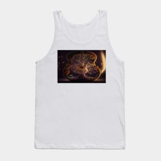 Acoustic Guitar Tree Of Life / Unwind Art Work Design Tank Top